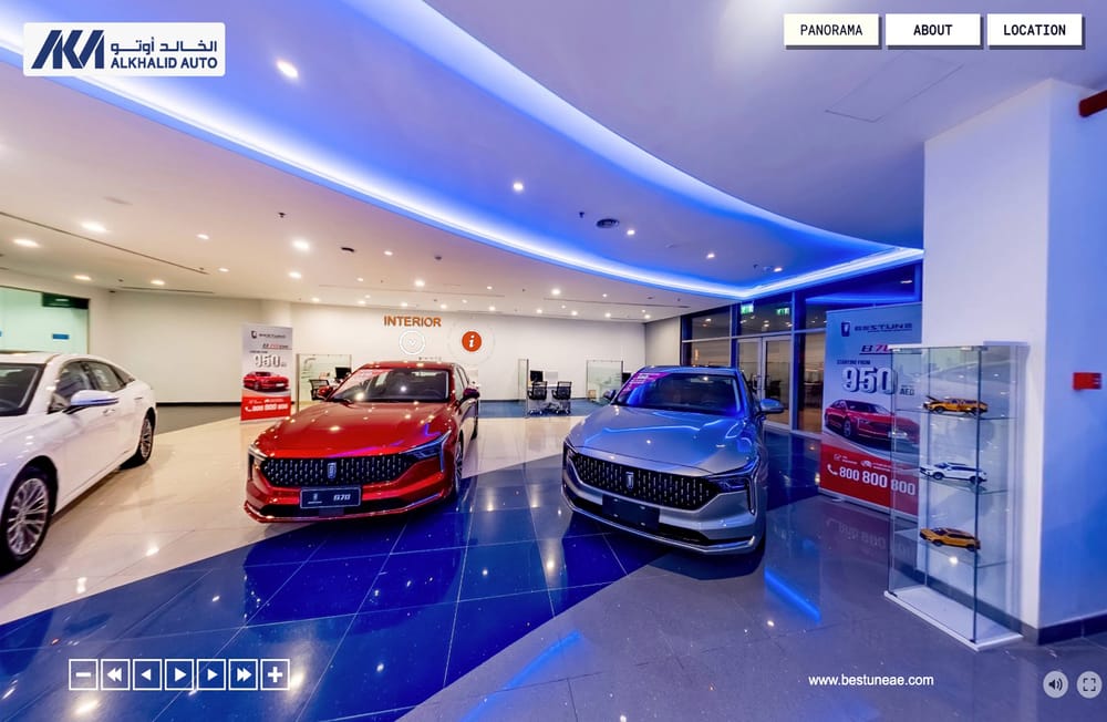 BESTUNE Car show room 360˚ VIRTUAL TOUR post image