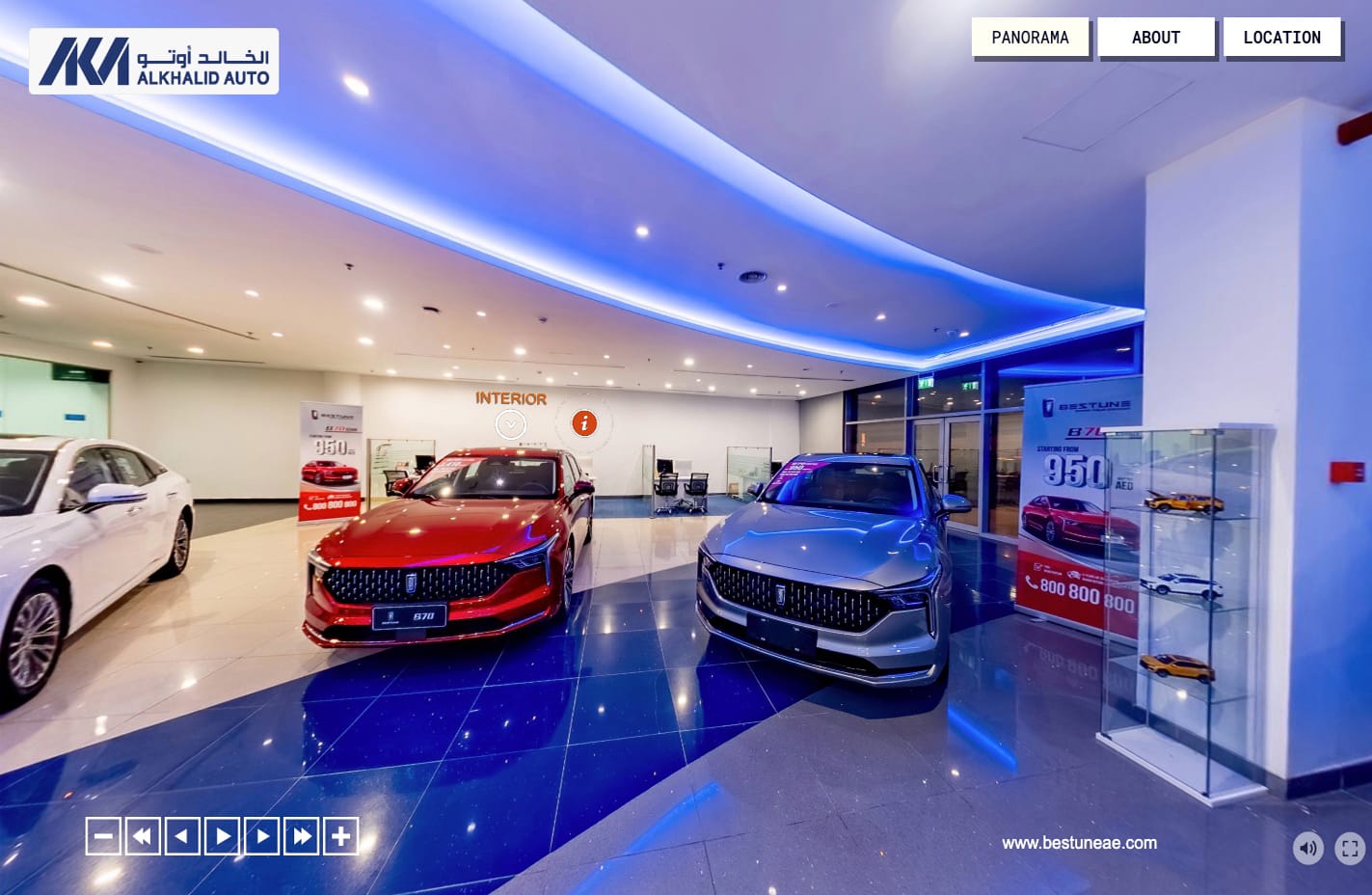 BESTUNE Car show room 360˚ VIRTUAL TOUR