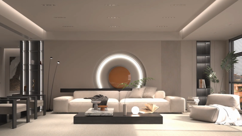 Plus Light Tech Lighting Setup at Intersec Event