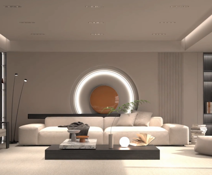 Plus Light Tech Lighting Setup at Intersec Event