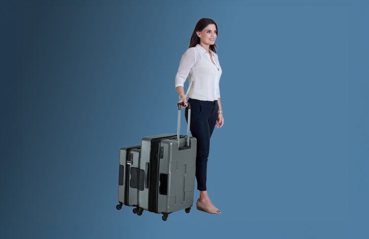 TACH Premium C Luggage set with built-in connecting system and spinner wheels